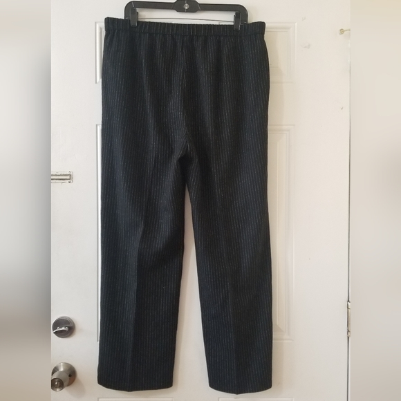 Eileen Fisher Reclaimed Wool Striped Slouchy Pant - Picture 3 of 14